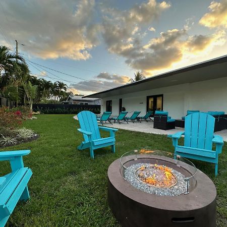 The Sun House - 3 Bed, 2 Bath, Private Pool, Fire Pit, Huge Backyard Villa Fort Lauderdale Buitenkant foto