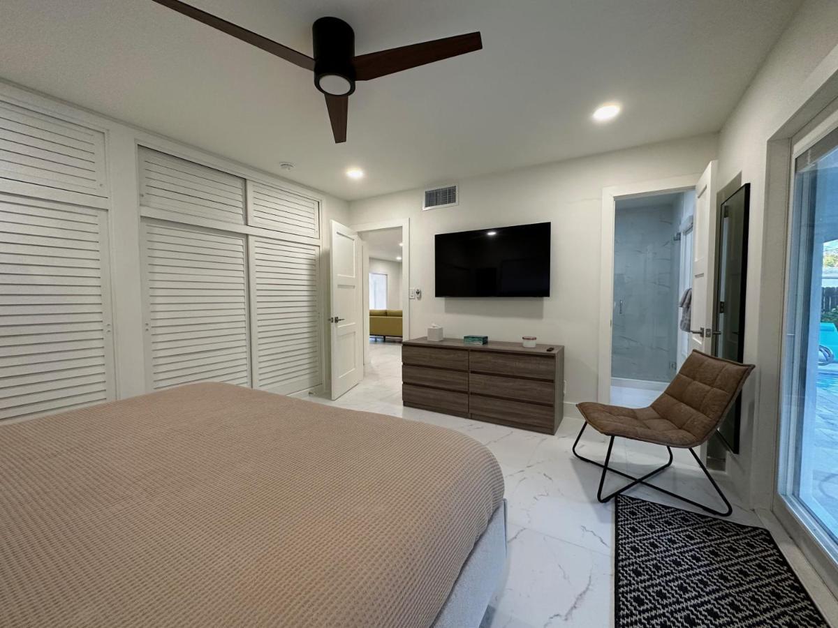 The Sun House - 3 Bed, 2 Bath, Private Pool, Fire Pit, Huge Backyard Villa Fort Lauderdale Buitenkant foto